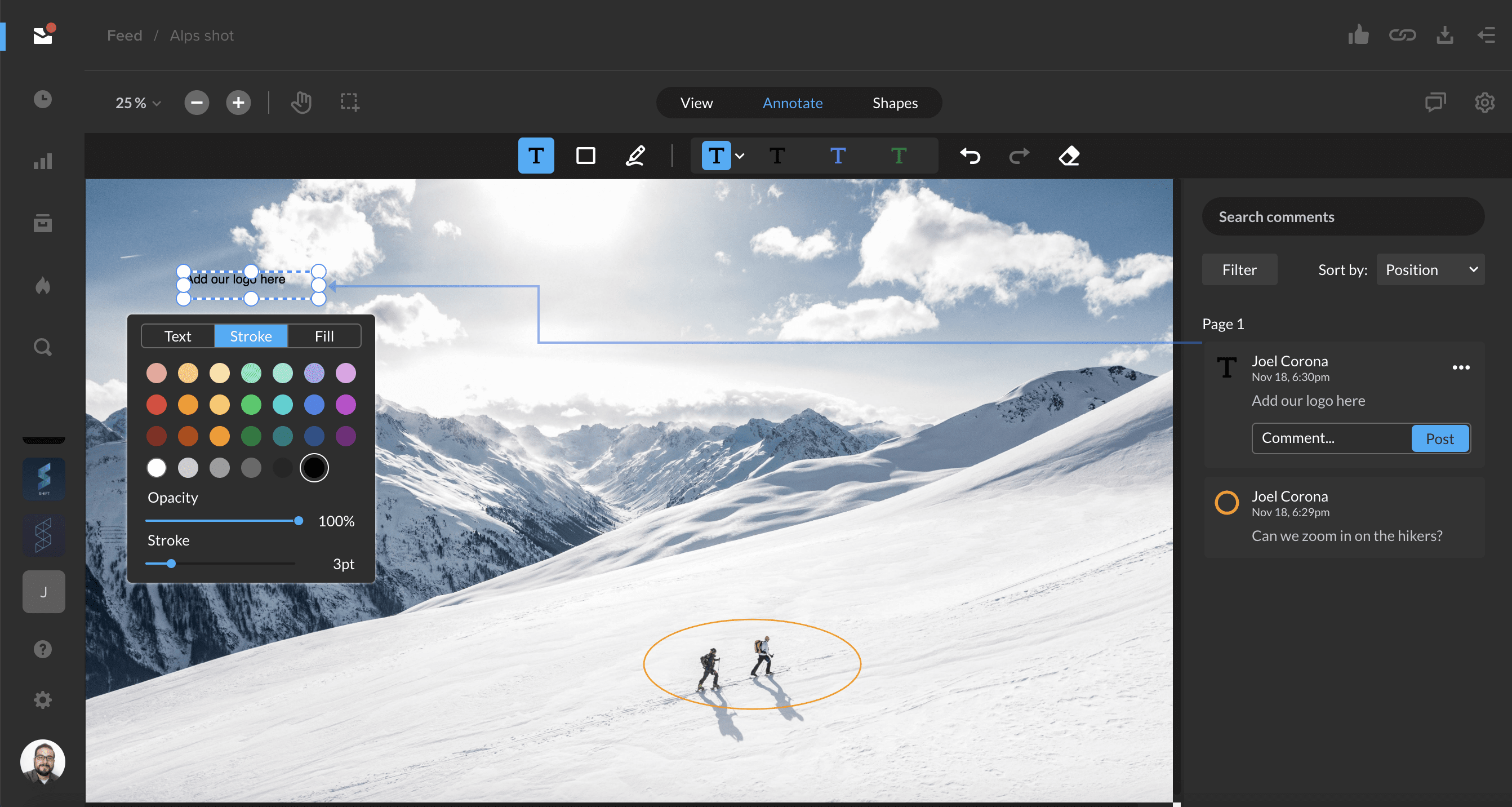 New image commenting features and improved asset tagging